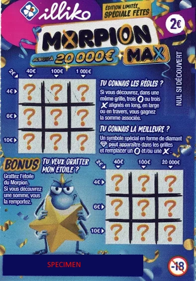 Loterie Illiko Morpion